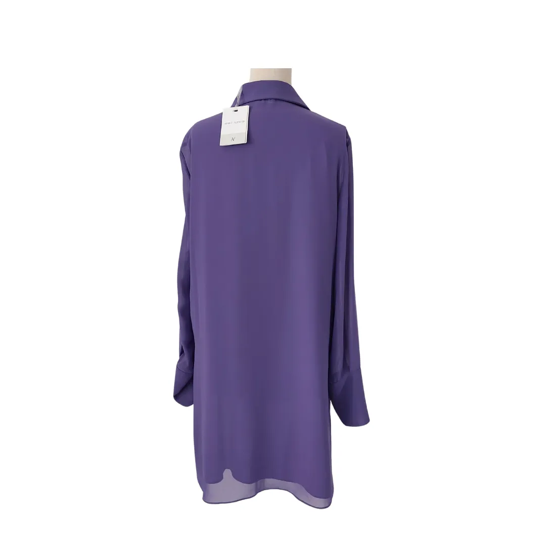 Adele Altman Purple Collared Shirt | Gently Used |