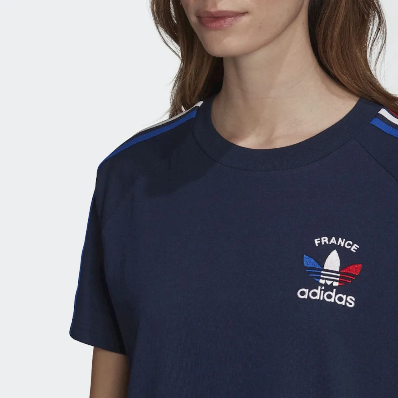 Adidas Originals Women's France Tee Dress - Blue