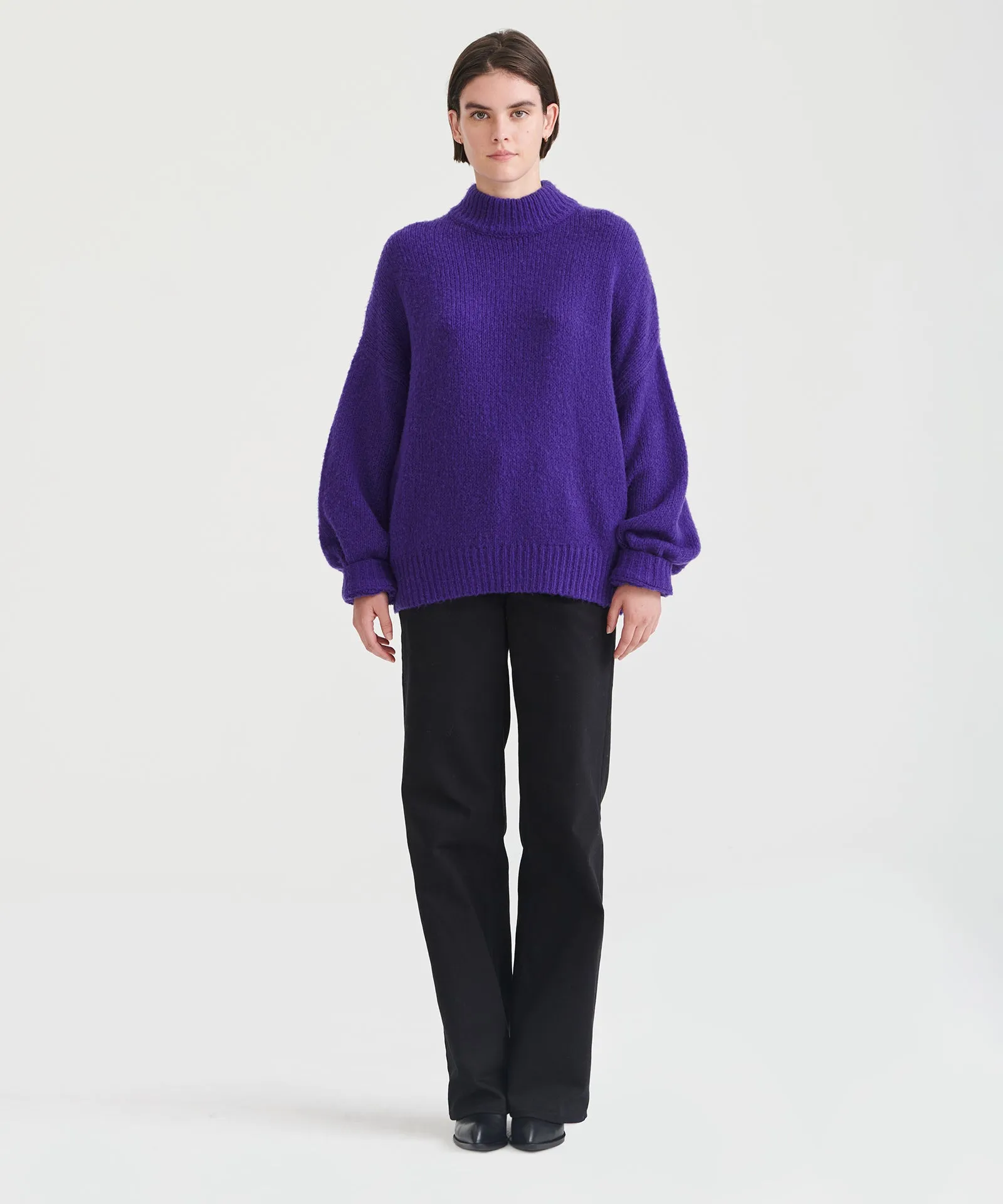 Airspun Mockneck Sweater