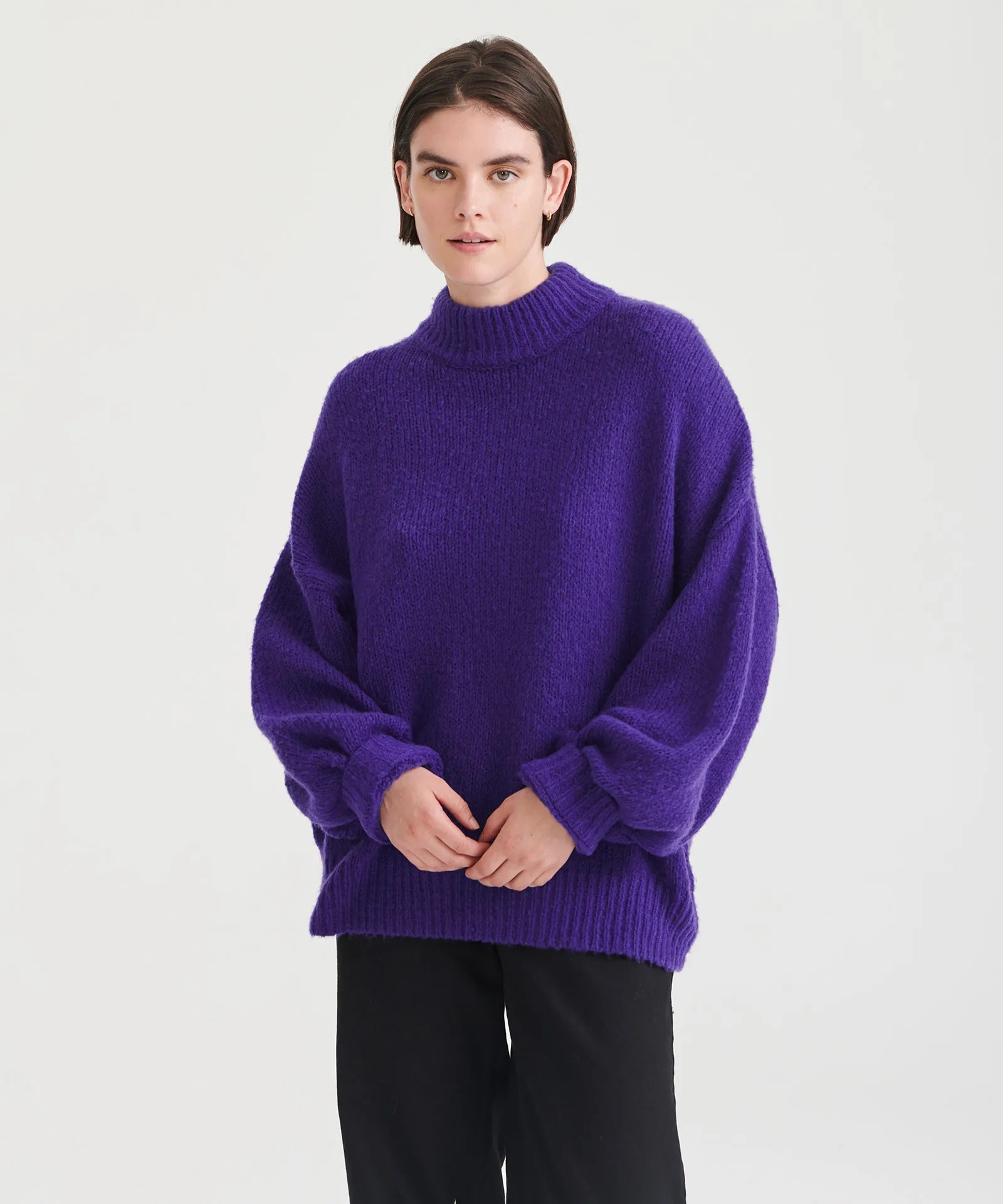 Airspun Mockneck Sweater