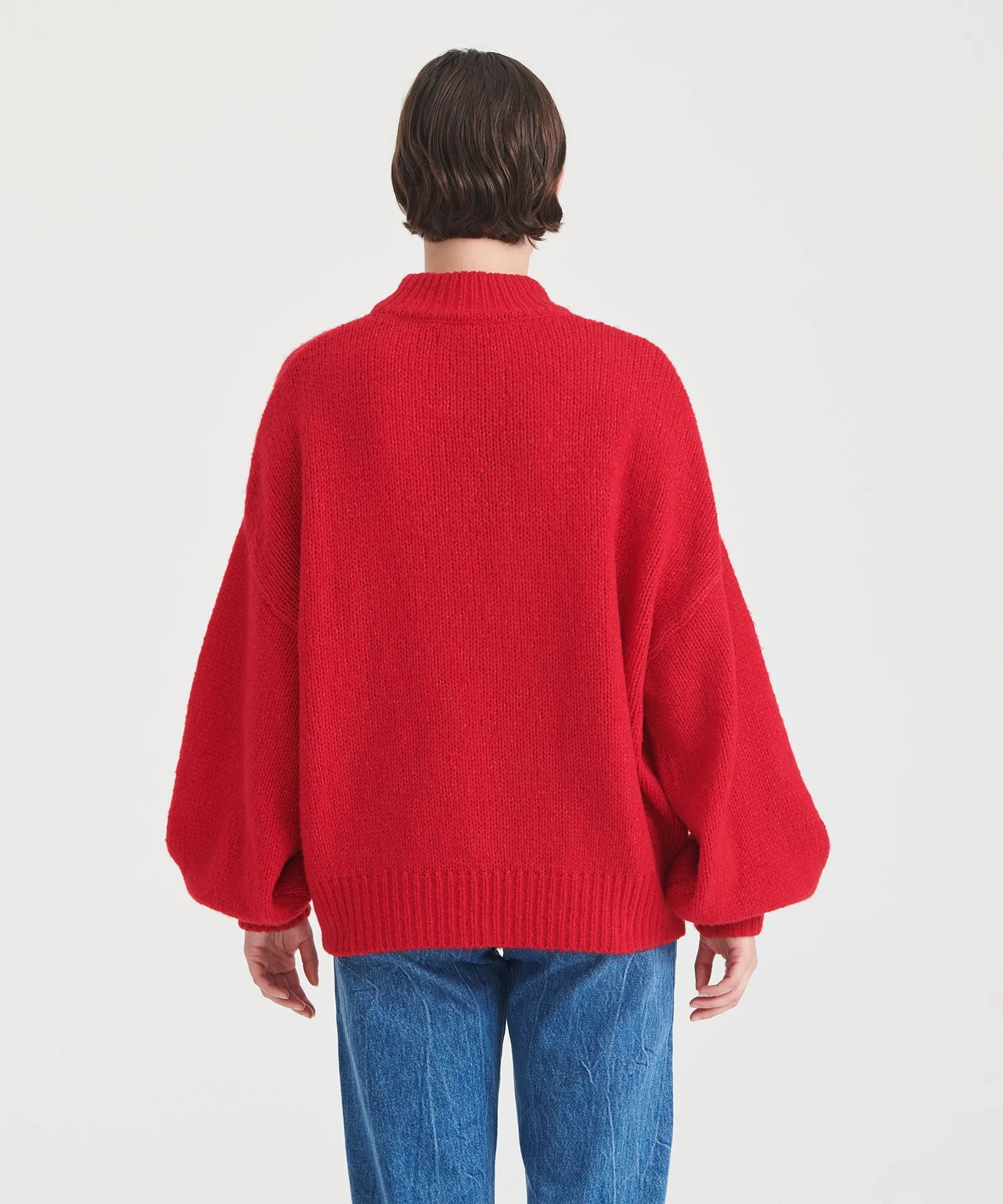 Airspun Mockneck Sweater