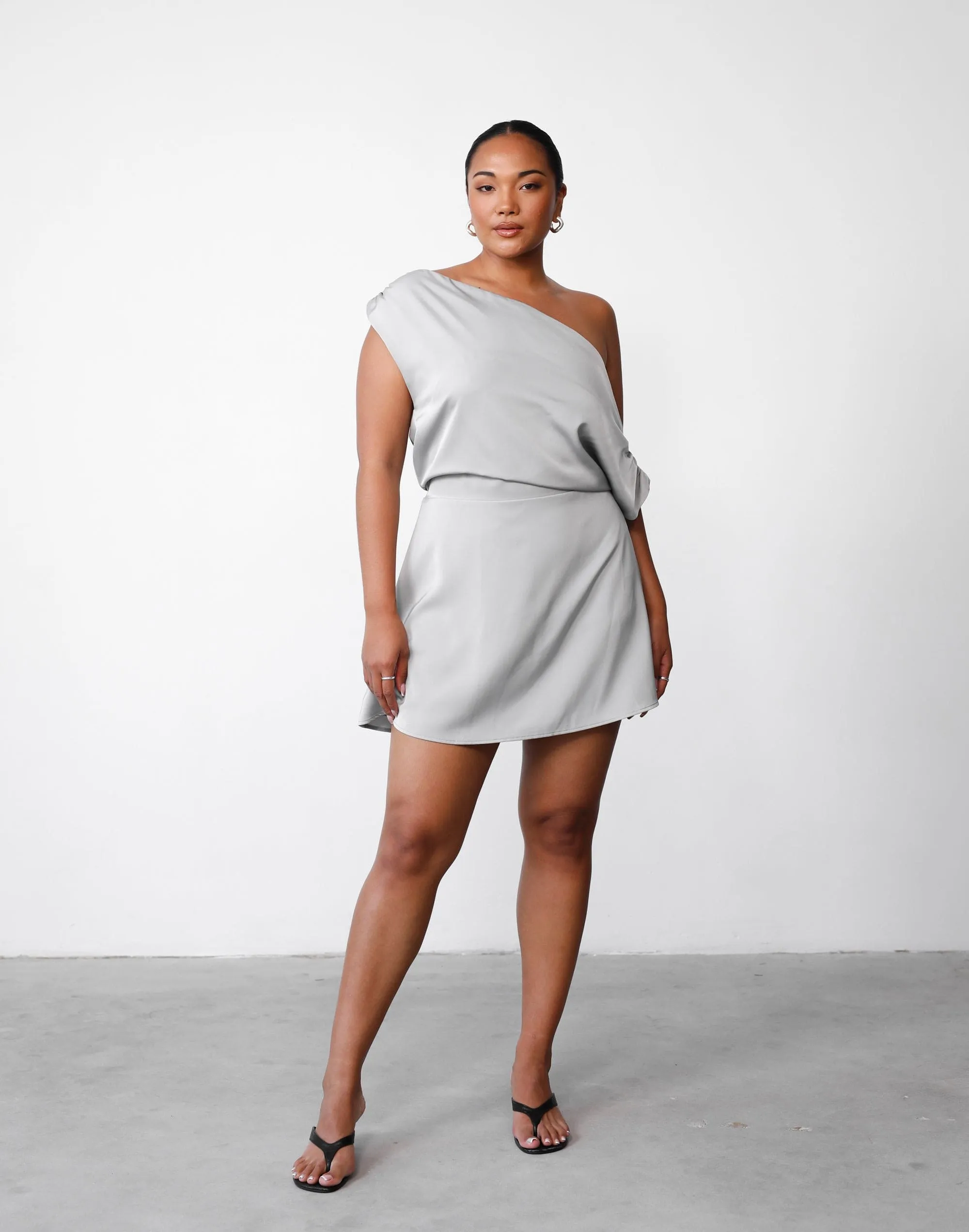 Angel Mini Dress (Cloud)