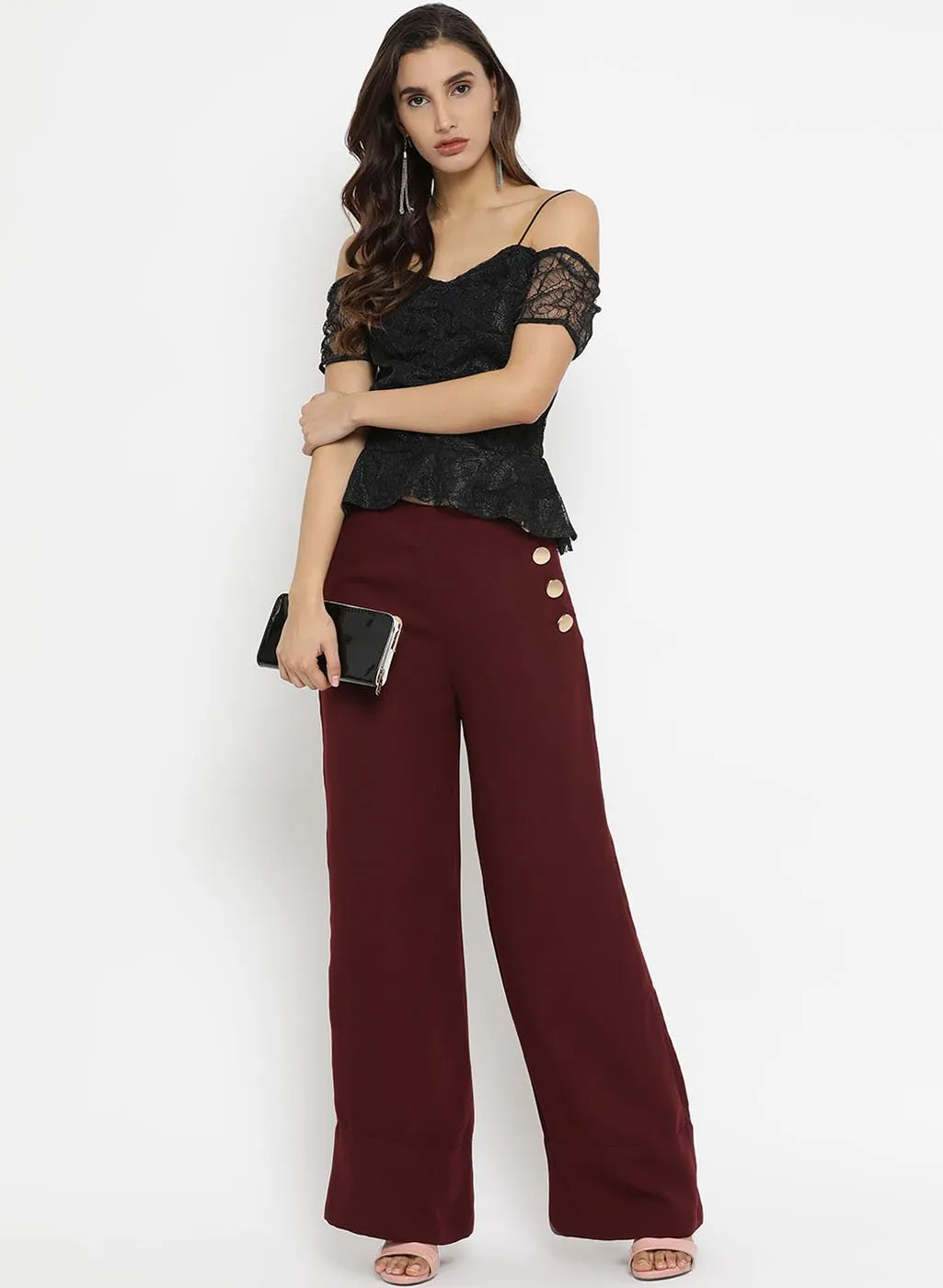 Asymmetric Peplum Top