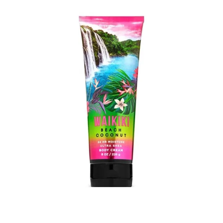 Bath & Body Works Waikiki Beach Coconut Body Cream 236Ml