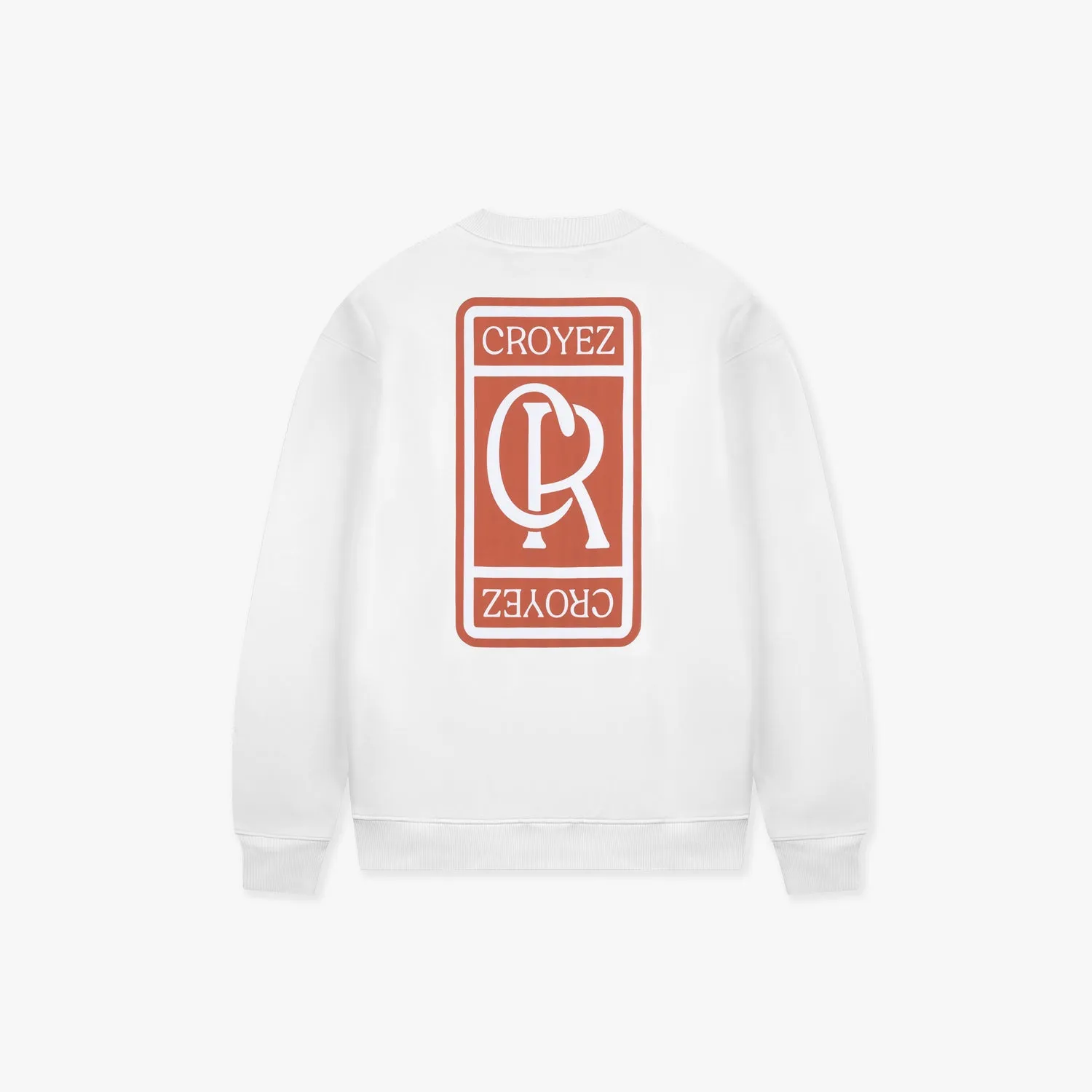 CROYEZ INITIAL SWEATER - WHITE/CLAY