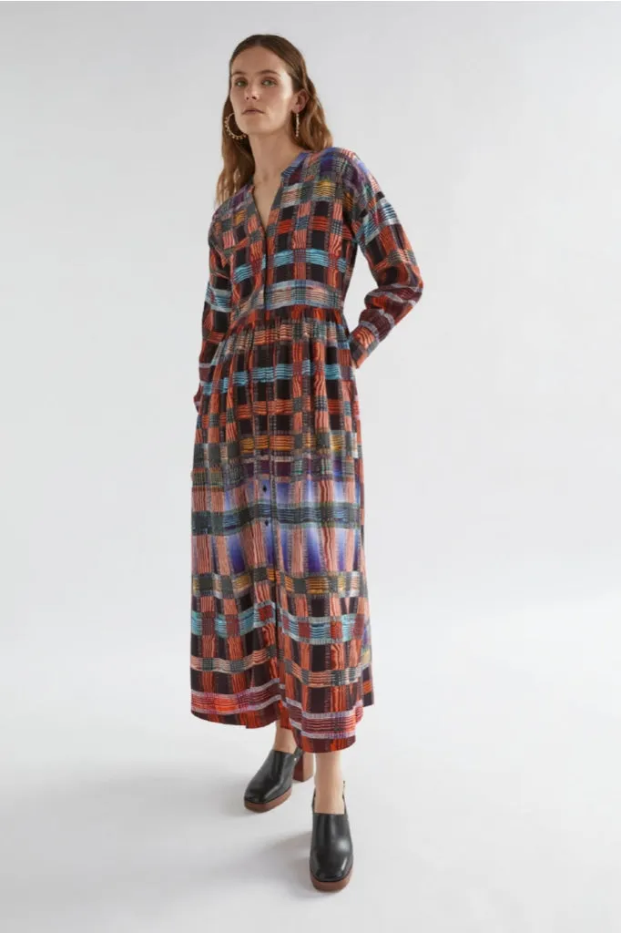 Elk The Label - Dilan Shirt Dress - Kasar Print