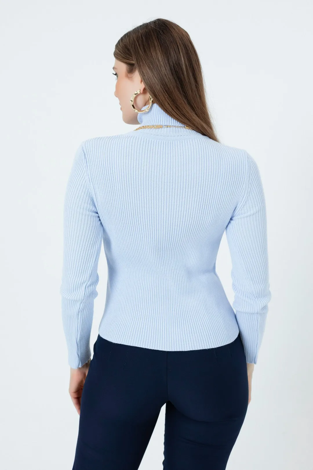 Female Fisherman Collar Knitwear Sweater