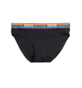 First Line Leakproof Bikini LC - Black Rainbow