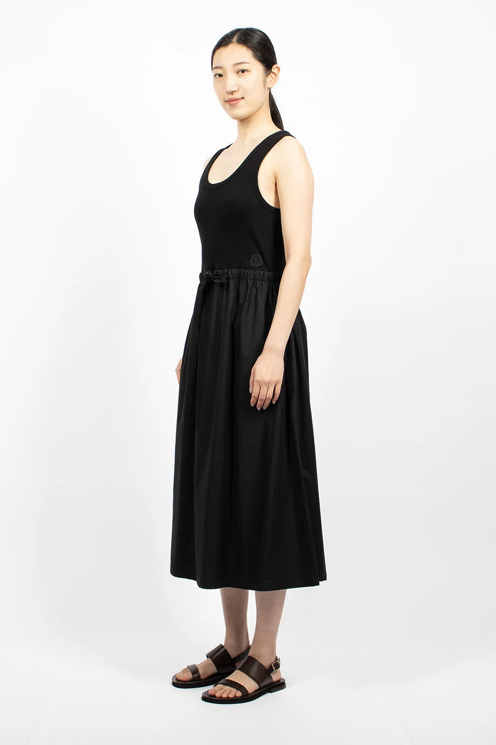 Flare Midi Dress Black