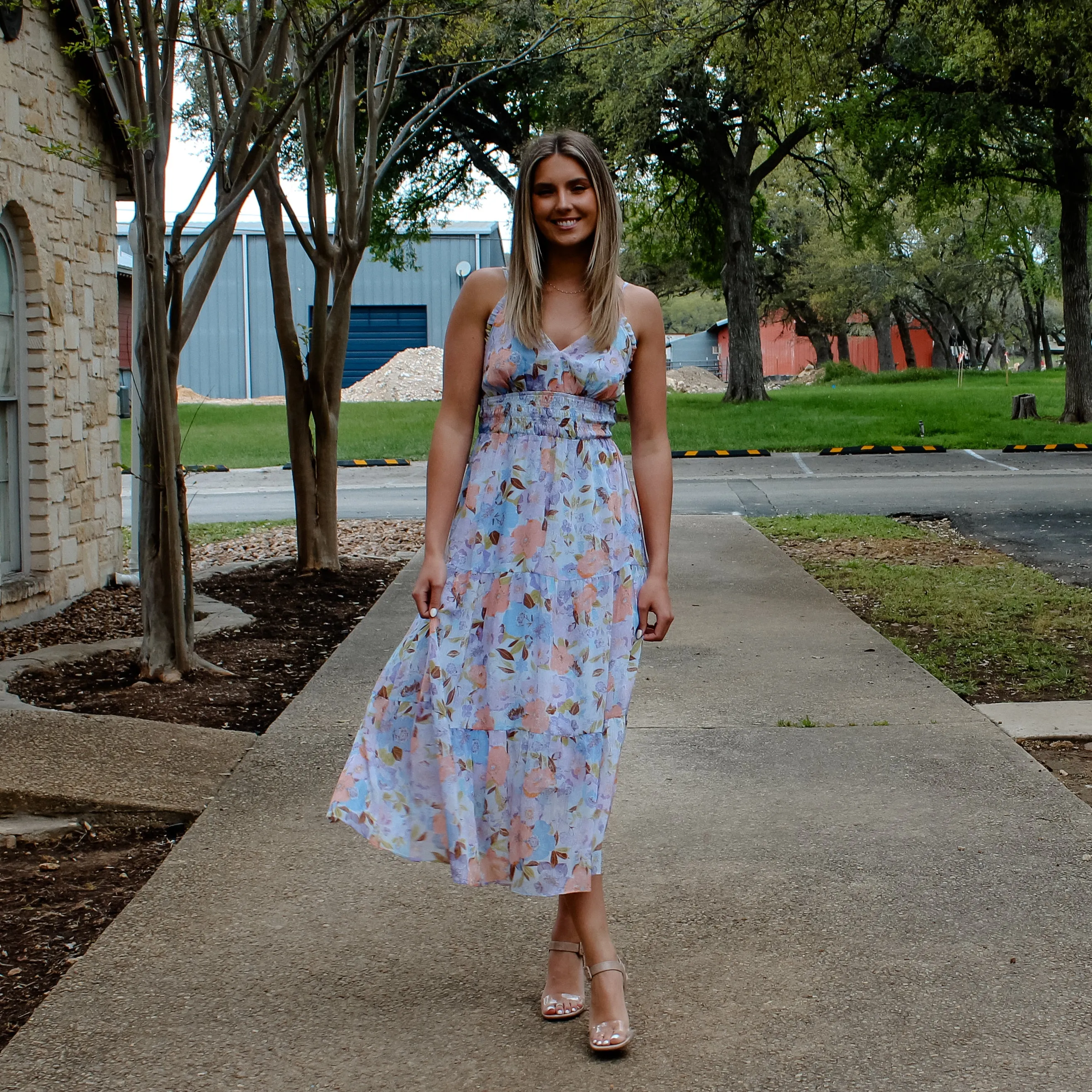 Floral Lavender Sundress