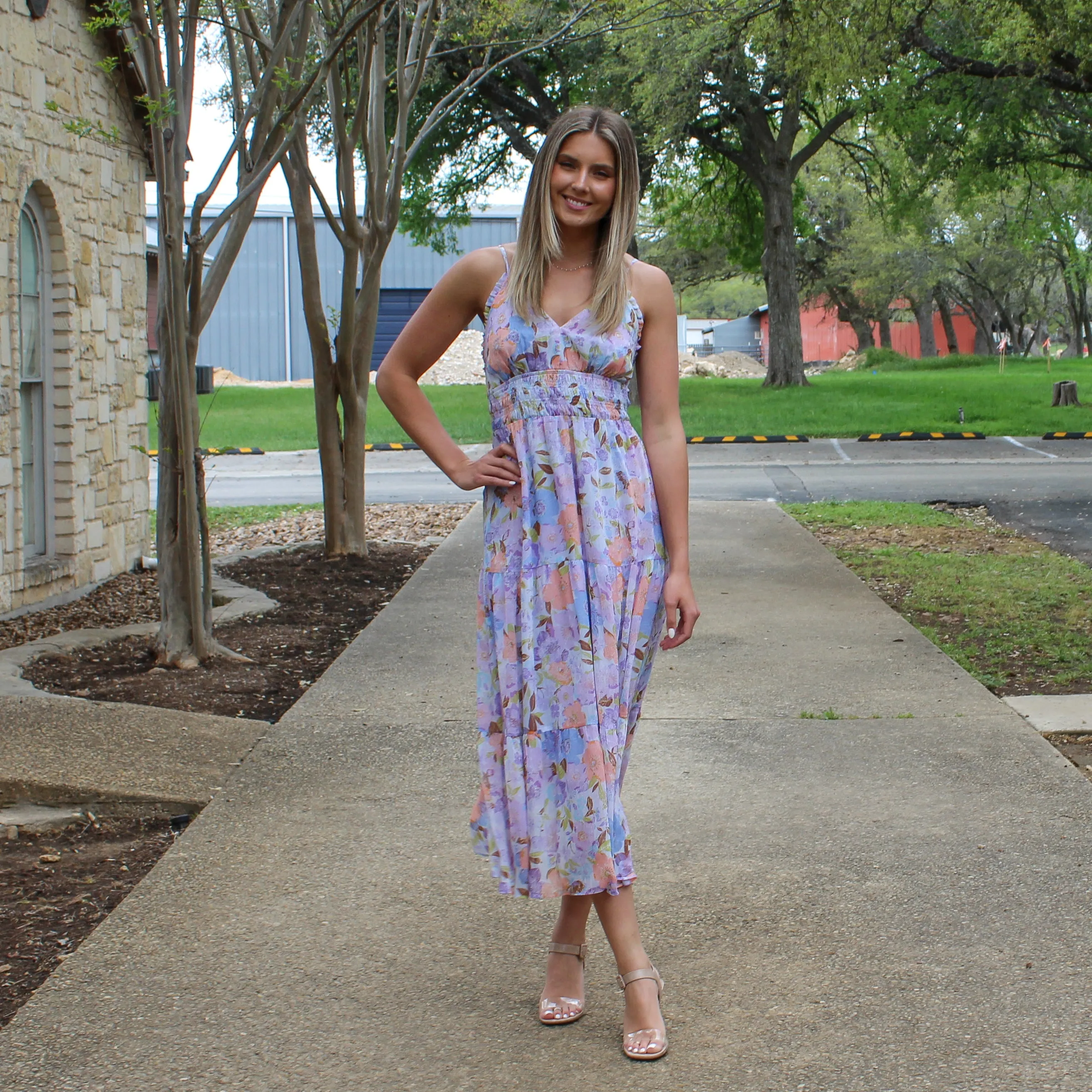 Floral Lavender Sundress