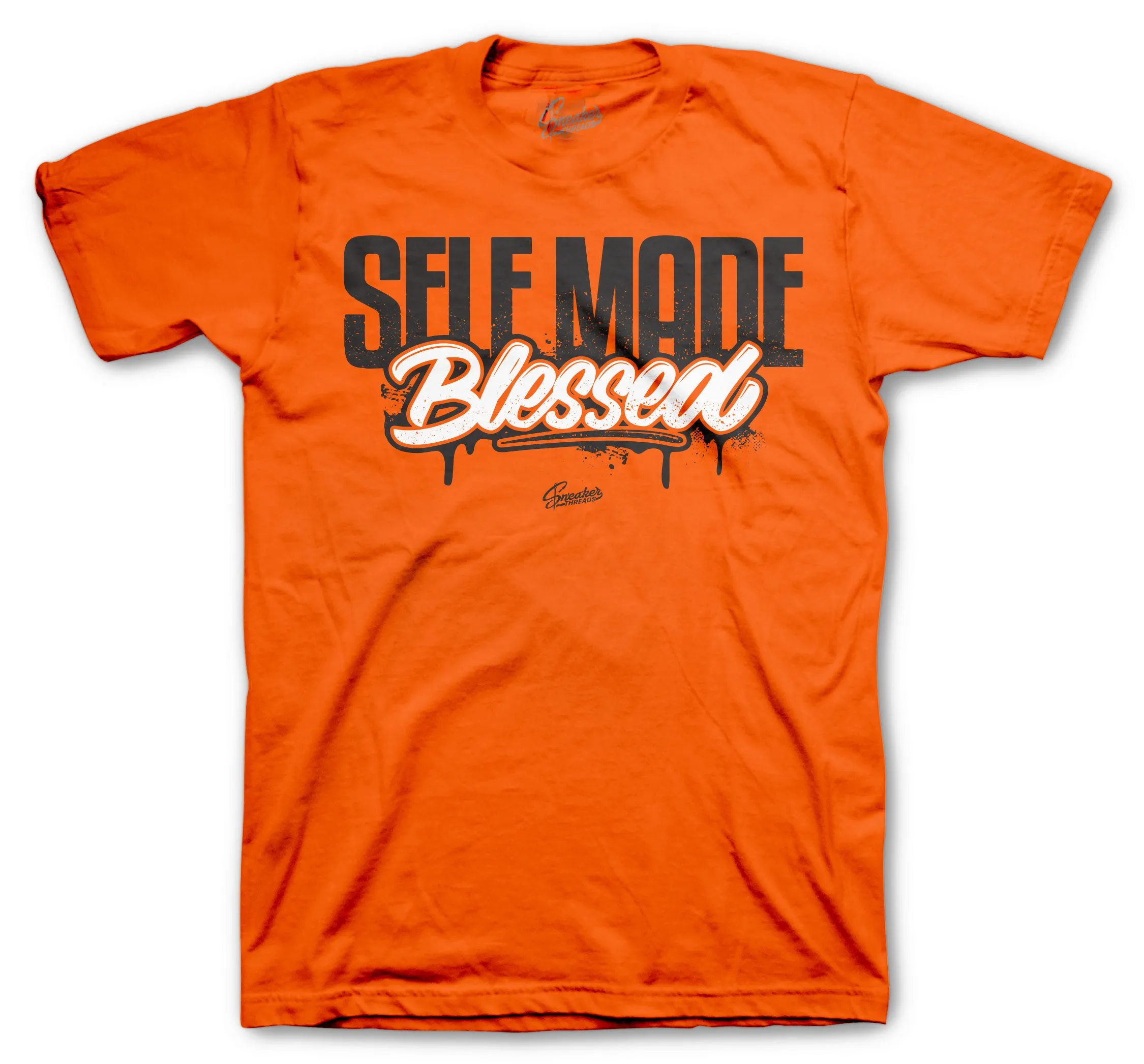 Foamposite Shattered Backboard Shirt - Self Made - Orange