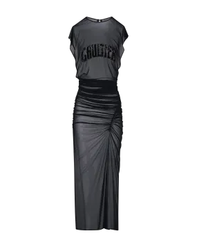 JEAN PAUL GAULTIER TRES - GAULTIER TULLE DRESS in BLACK