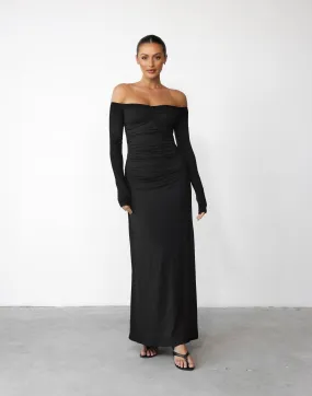 Josephine Maxi Dress (Black)