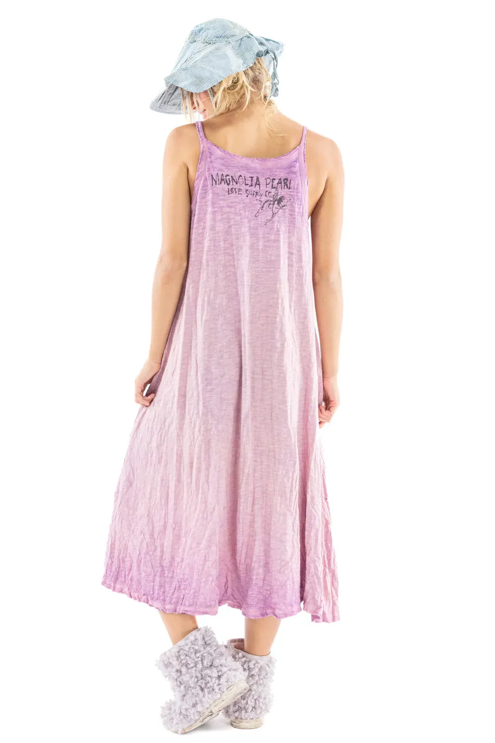 MAGNOLIA PEARL MASTER OF TIME LANA TANK DRESS 973 PURPLE BOBA