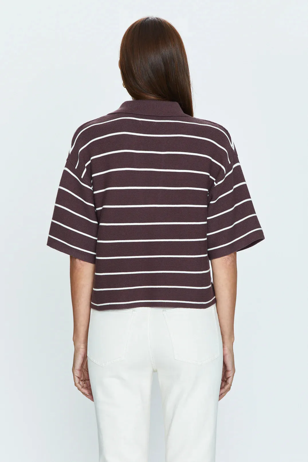 Marlow Sweater | Mocha Stripe