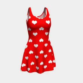 Queen of Hearts Flare Dress