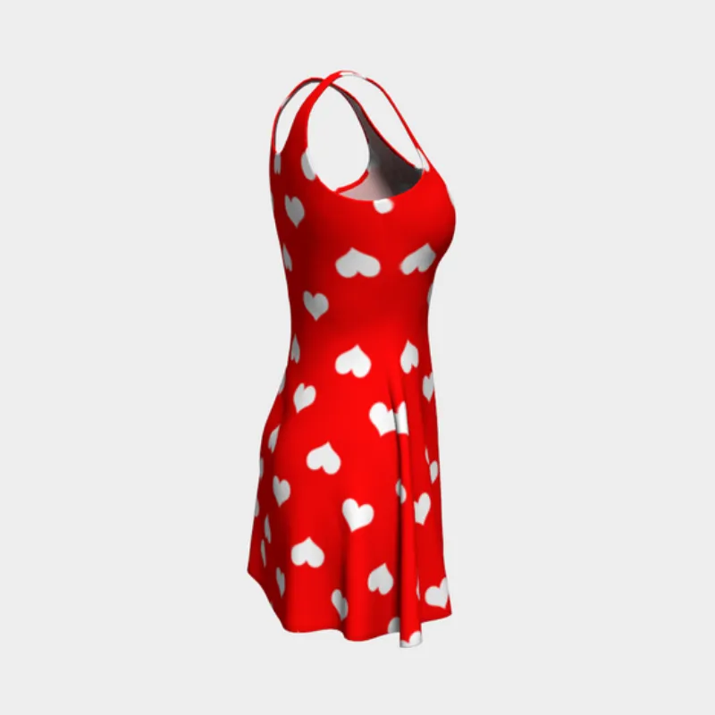 Queen of Hearts Flare Dress