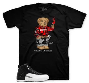 Retro 12 Playoff Shirt - Cheers Bear - Black