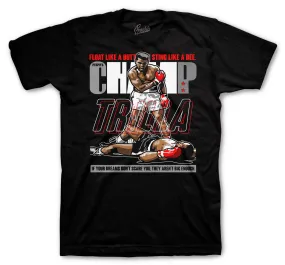 Retro 12 Reverse Flu Shirt - Champ Trilla - Black