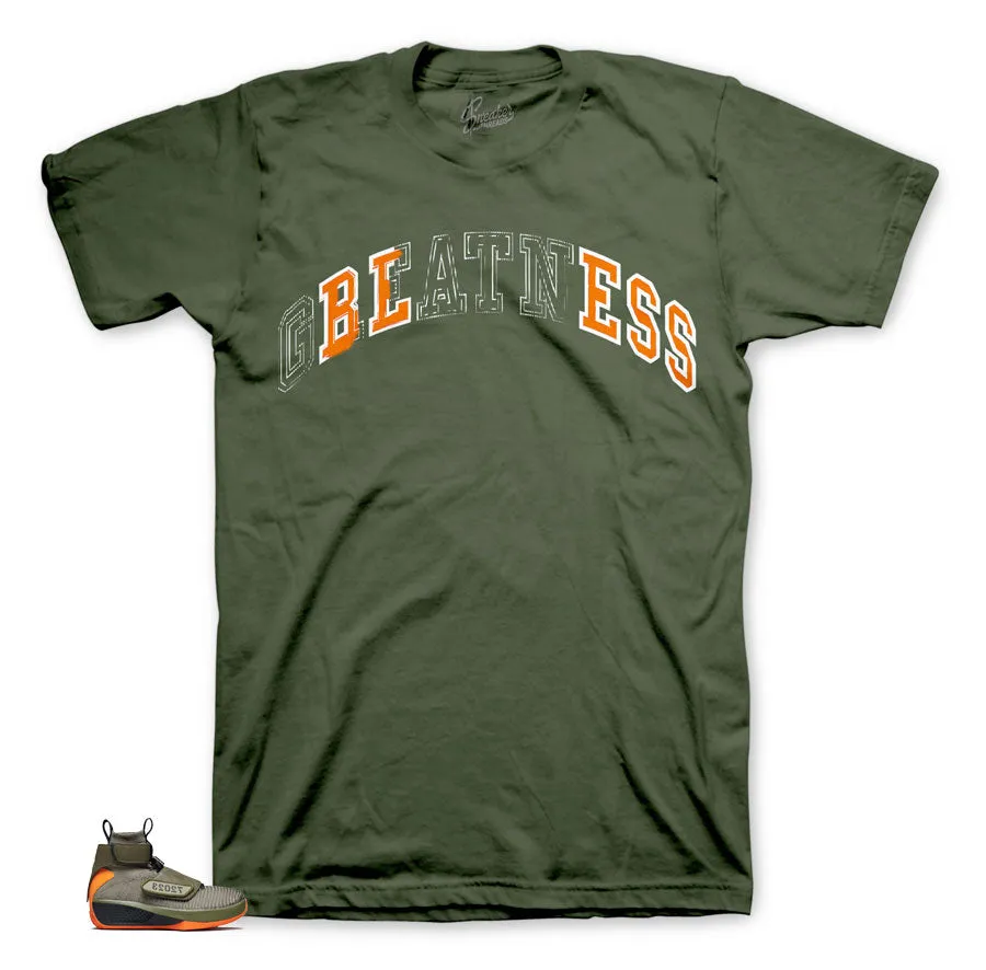 Retro 20 Flyknit Shirt - Stitched Bless - Olive