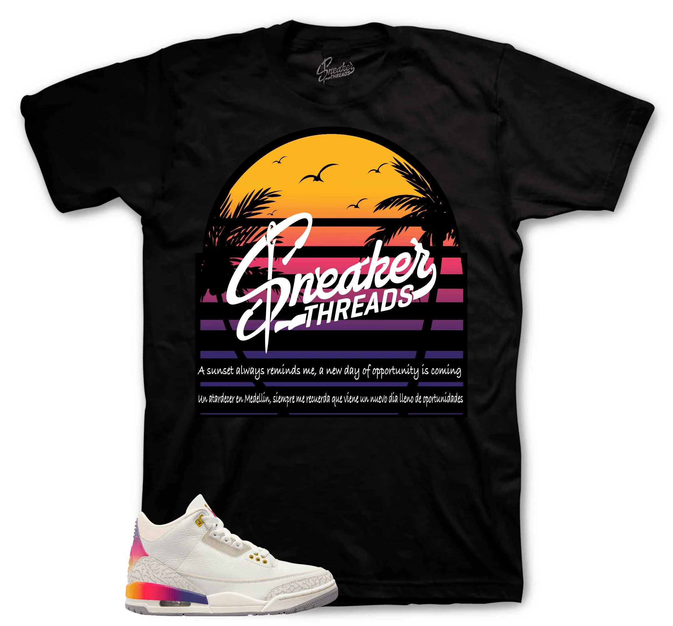 Retro 3 Sunset Shirt - ST Sunset