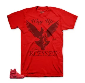 Retro 8 Valentines Shirt - Way Up - Red