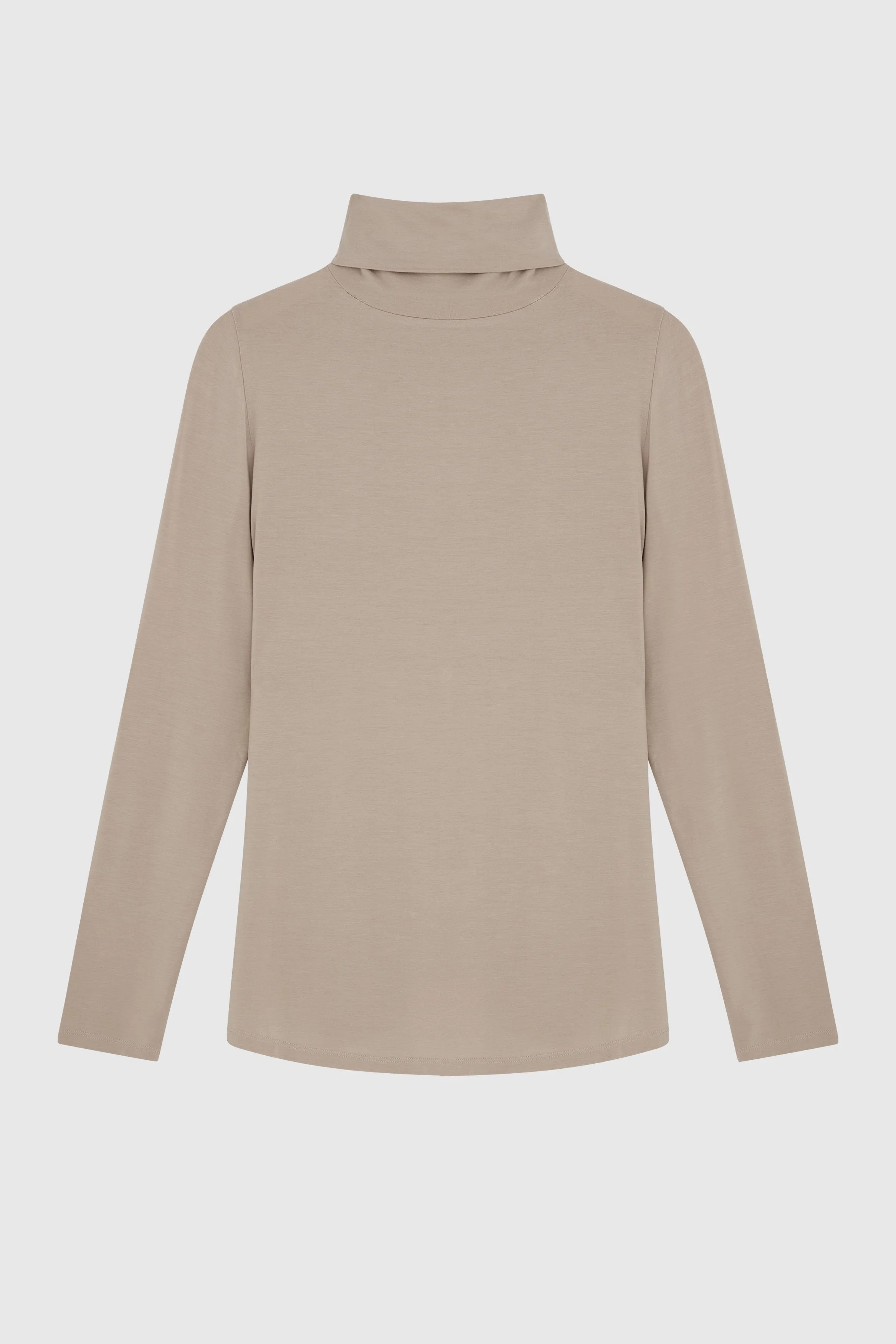 Roll Neck Micro TENCEL Modal Top | Multiple Colours