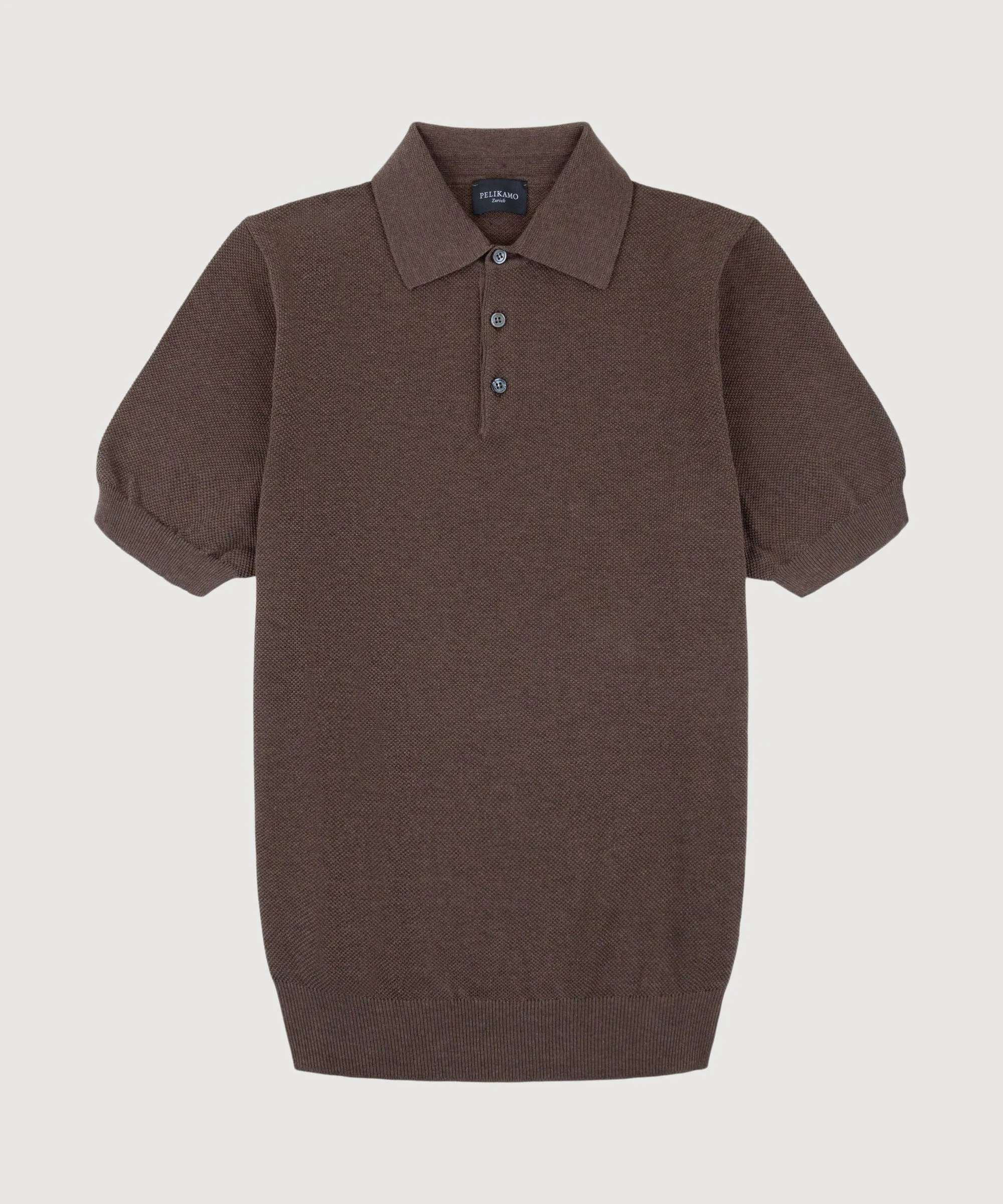 Short Sleeve Pique Polo Sweater