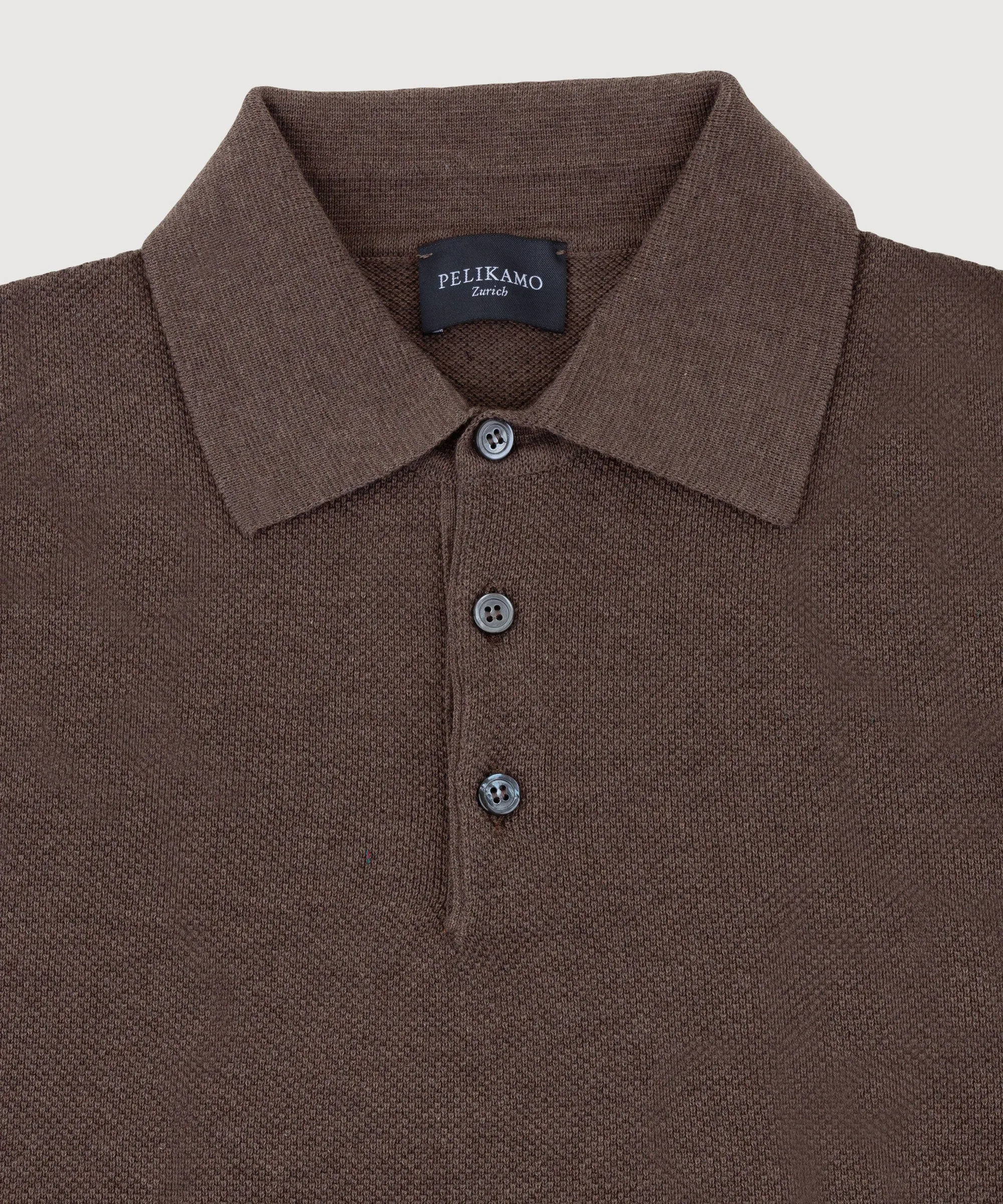 Short Sleeve Pique Polo Sweater