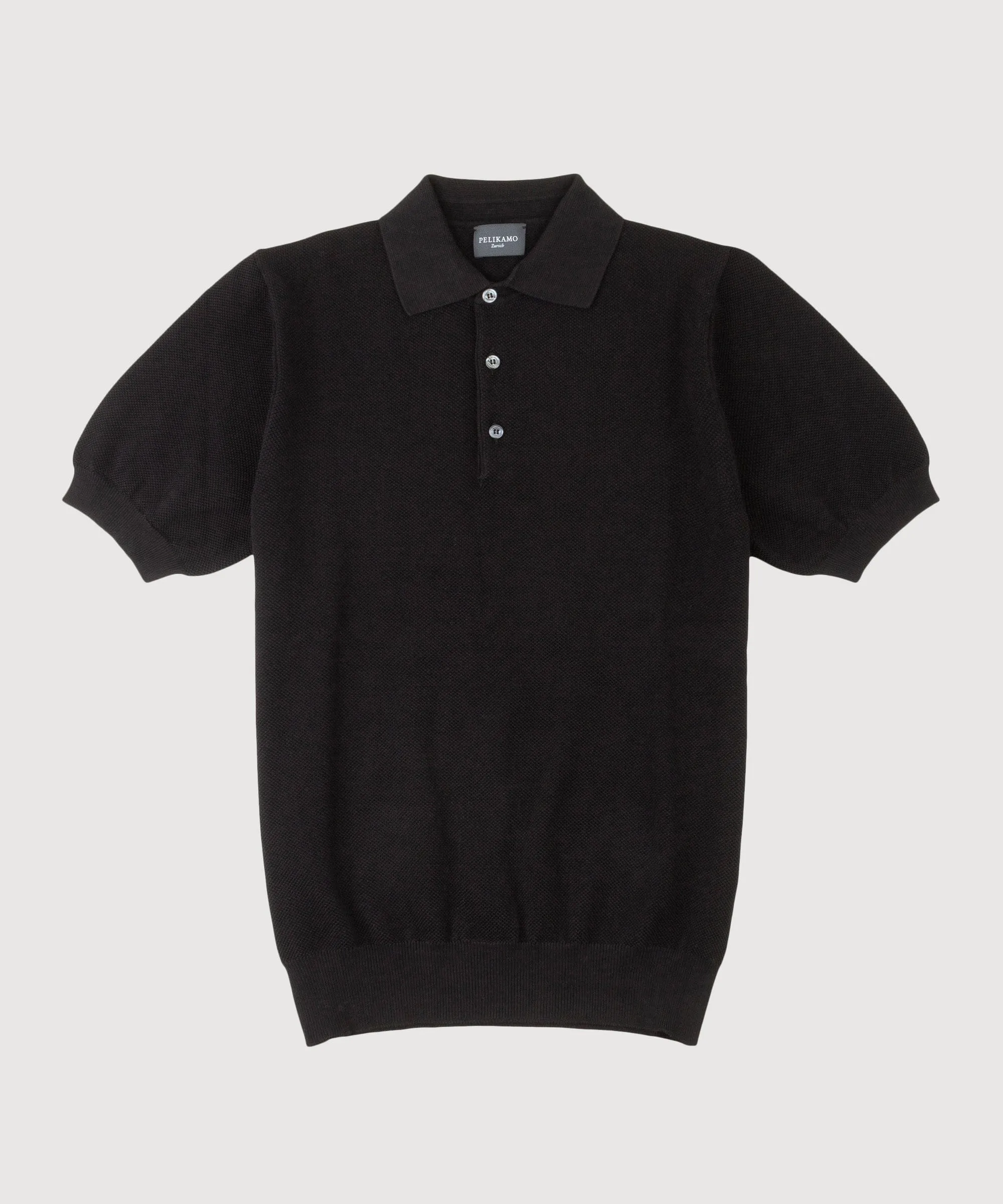 Short Sleeve Pique Polo Sweater