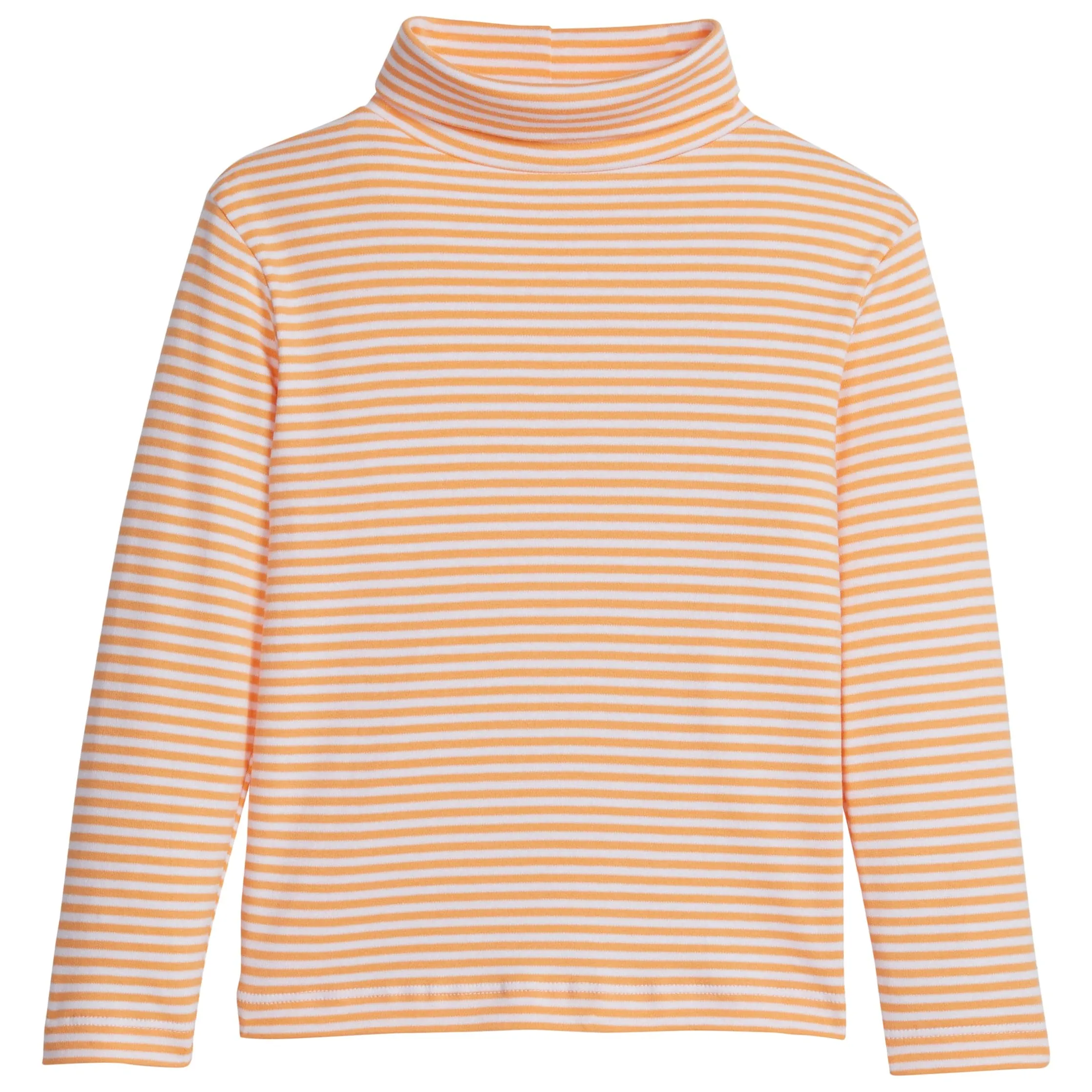 Striped Turtleneck - Orange