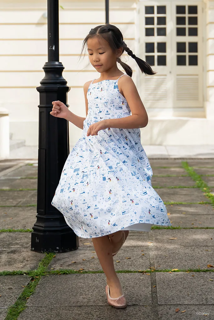 Summer Dress - Blue Road Trip Mickey