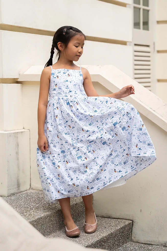 Summer Dress - Blue Road Trip Mickey