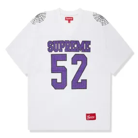 Supreme Spiderweb White Football Jersey