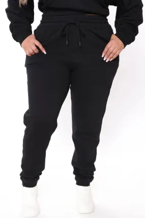 Tappared Women Black Nova  Sweat Pants