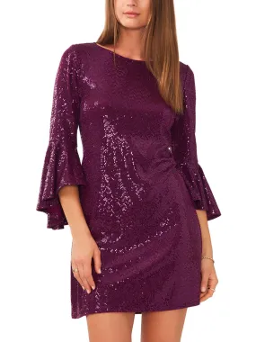 Womens Sequined Short Cocktail And Party Dress